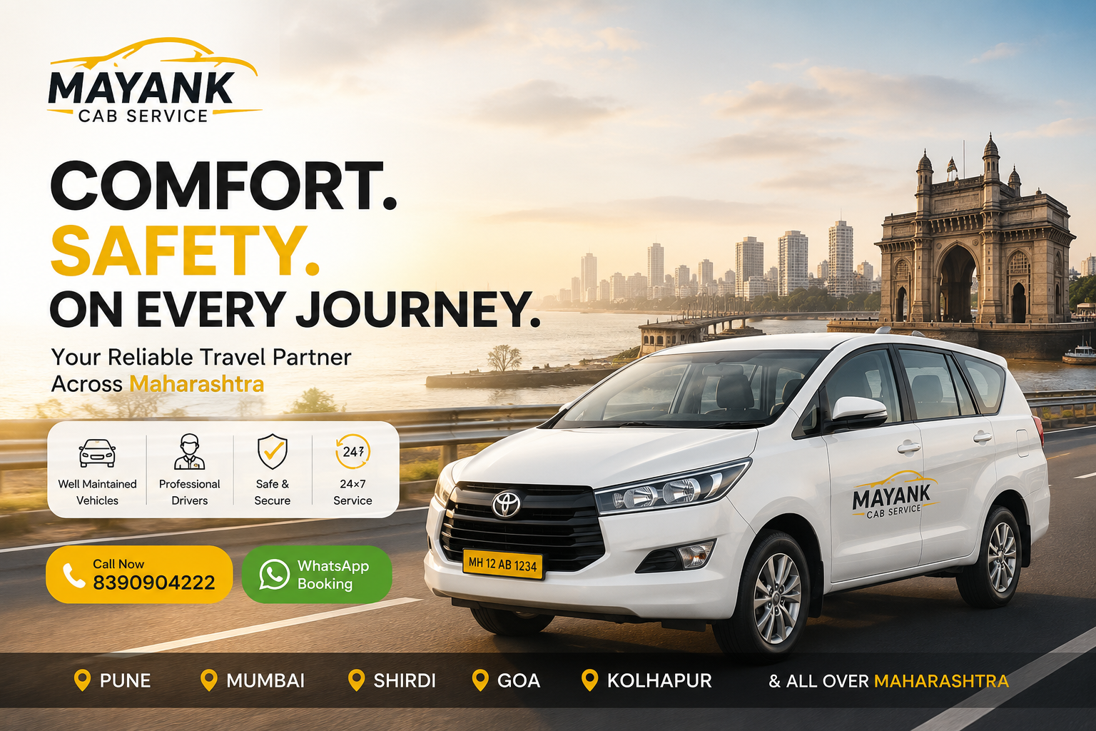 Cab Booking Illustration